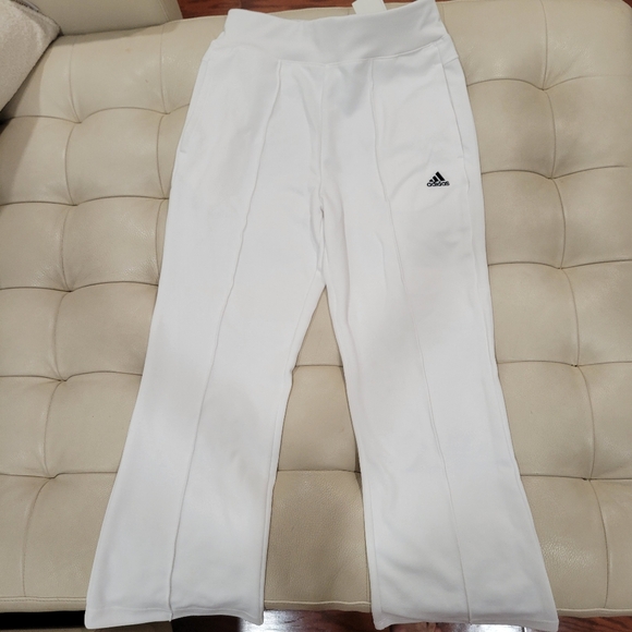 Adidas W Xpress Flare Crop Pants - Picture 4 of 8